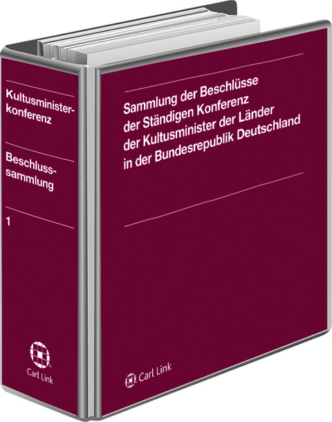 Sammlung der Beschlüsse der Ständigen Konferenz der Kultusminister der Länder in der Bundesrepublik Deutschland