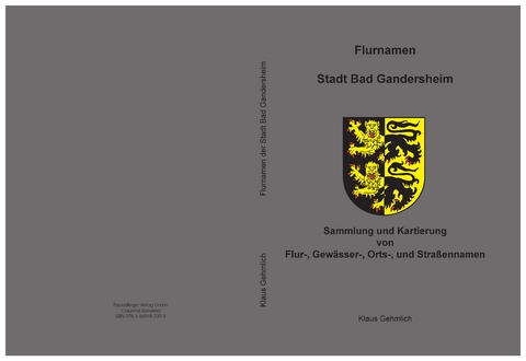 Flurnamen Stadt Bad Gandersheim - Klaus Gehmlich