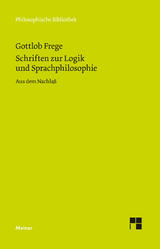 Schriften zur Logik und Sprachphilosophie - Gottlob Frege
