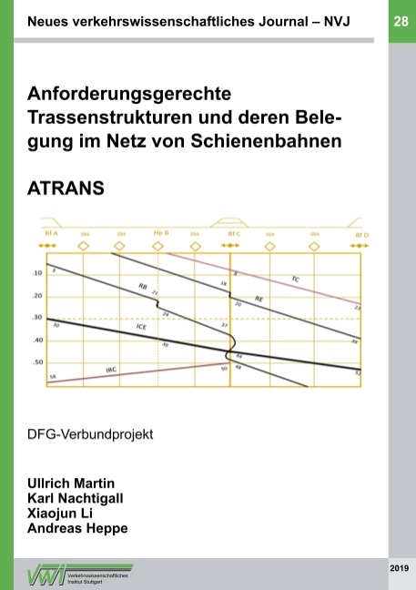 Anforderungsgerechte Trassenstrukturen und deren Belegung im Netz von Schienenbahnen - ATRANS - Ullrich Martin, Andreas Heppe, Karl Nachtigall, Xiaojun Li