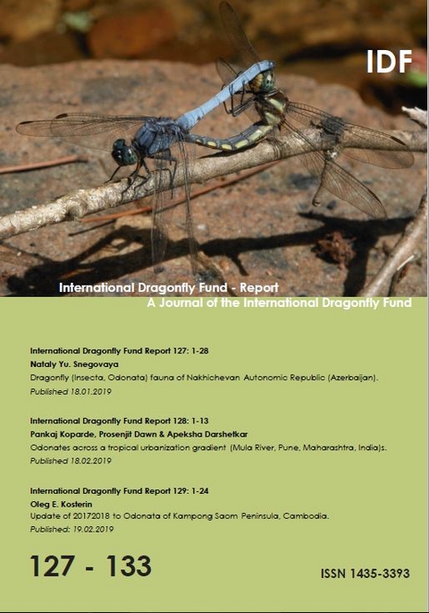International Dragonfly Fund Report 127-133 - Oleg Kosterin, Patrick Masius