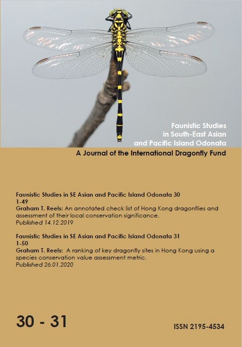 Faunistic Studies in SE Asian and Pacific Island Odonata 30-31 - Graham Reels