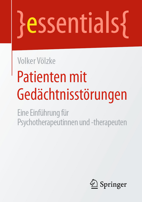 Patienten mit Gedächtnisstörungen - Volker Völzke