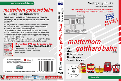 Die Fahrzeuge der Matterhorn Gotthard Bahn Teil 2 - Wolfgang Finke