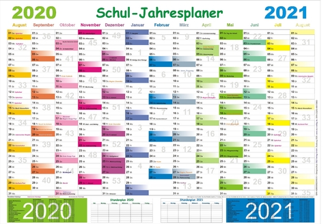 Schuljahresplaner 2020/2021