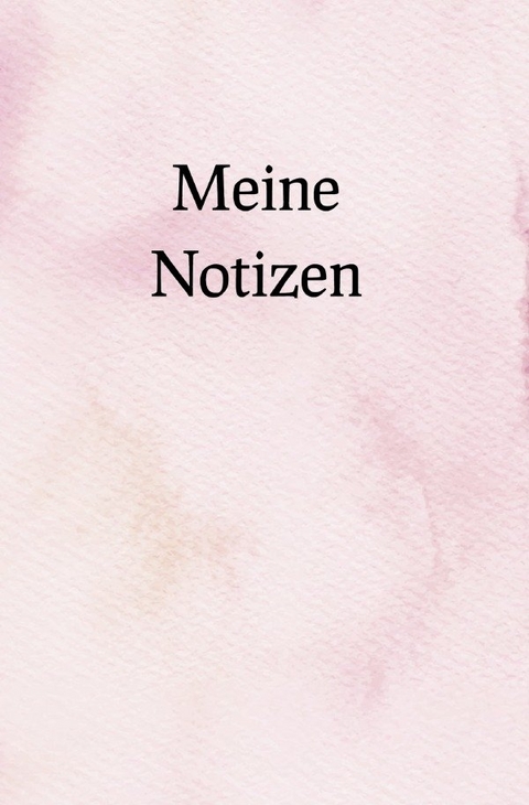 Notizbücher / Notizbuch, Businessplaner, Geschenkidee für Mann, Frau und Kind, 60 blanko Seiten - Notizbuch Health