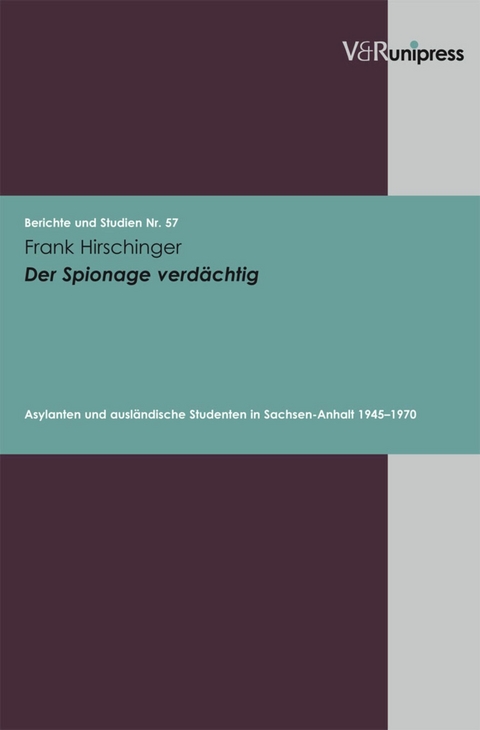 Der Spionage verdächtig -  Frank Hirschinger