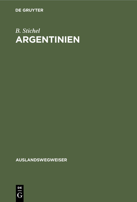 Argentinien - B. Stichel