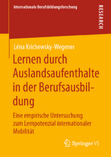 Lernen durch Auslandsaufenthalte in der Berufsausbildung - Léna Krichewsky-Wegener