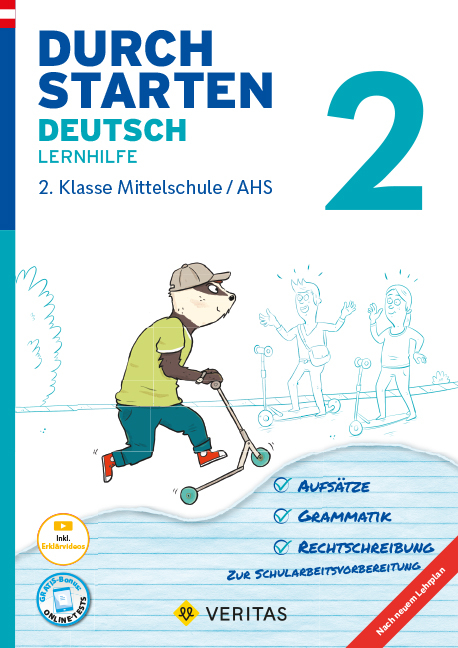 Durchstarten Deutsch 2. Klasse Mittelschule/AHS Lernhilfe - Jutta Hofer, Werner Rasser, Doris Schützeneder