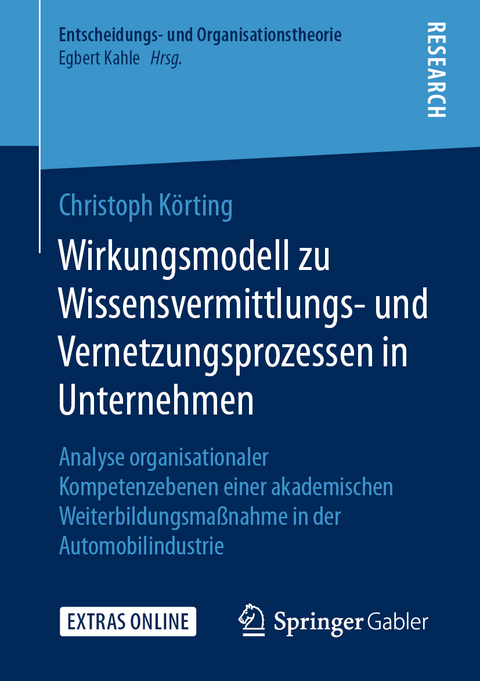 Wirkungsmodell zu Wissensvermittlungs- und Vernetzungsprozessen in Unternehmen - Christoph Körting