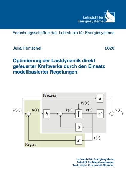 Optimierung der Lastdynamik direkt gefeuerter Kraftwerke durch den Einsatz modellbasierter Regelungen - Julia Hentschel