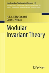 Modular Invariant Theory - H.E.A. Eddy Campbell, David L. Wehlau