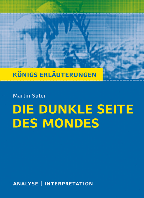 Die dunkle Seite des Mondes von Martin Suter. Textanalyse und Interpretation mit ausführlicher Inhaltsangabe und Abituraufgaben mit Lösungen. - Martin Suter