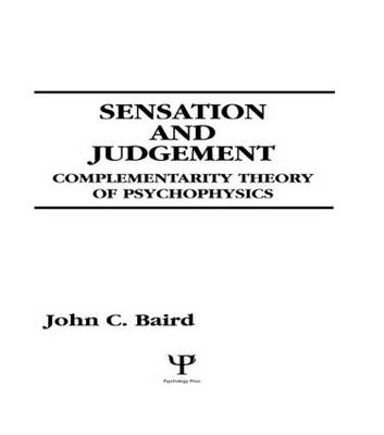 Sensation and Judgment -  John C. Baird