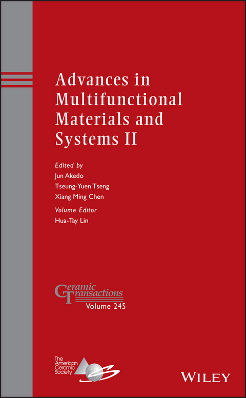 Advances in Multifunctional Materials and Systems II - 
