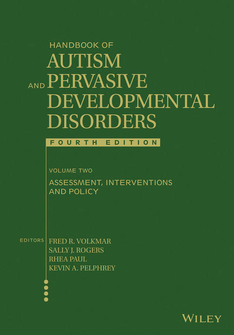 Handbook of Autism and Pervasive Developmental Disorders, Volume 2 - Fred R. Volkmar, Sally J. Rogers, Rhea Paul, Kevin A. Pelphrey