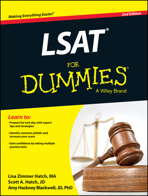 LSAT For Dummies - Lisa Zimmer Hatch, Scott A. Hatch, Amy Hackney Blackwell