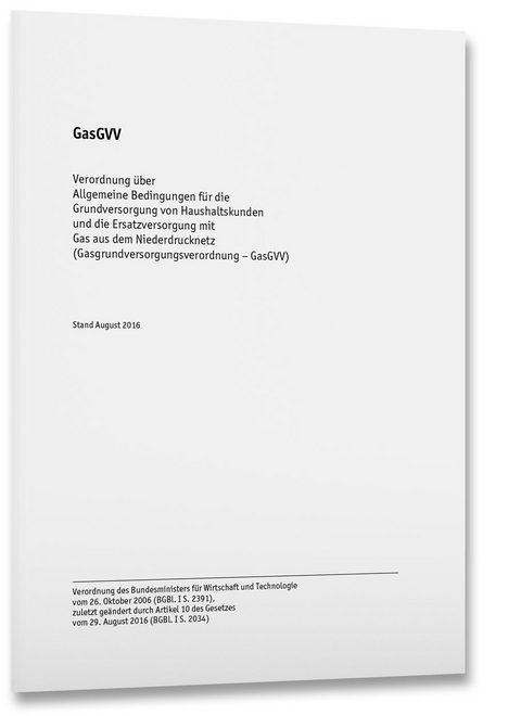 GasGVV – Gasgrundversorgungsverordnung