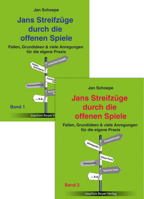 Jans Streifzüge durch die offenen Spiele (2 Bücher) - Jan Schoepe