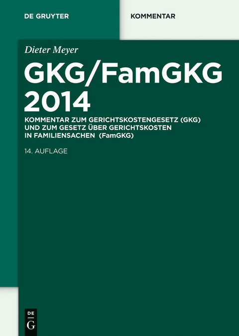 GKG/FamGKG 2014 - Dieter Meyer