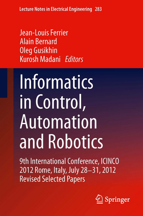 Informatics in Control, Automation and Robotics - 