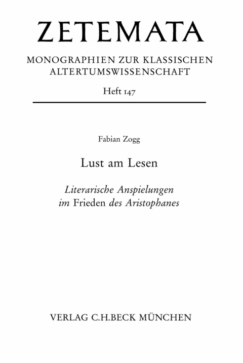 Lust am Lesen - Fabian Zogg