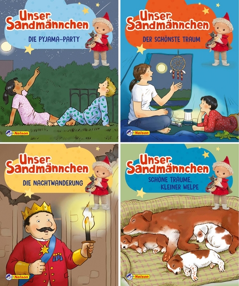 Nelson Mini-Bücher: 4er Unser Sandmännchen: Gute-Nacht-Geschichten 5-8