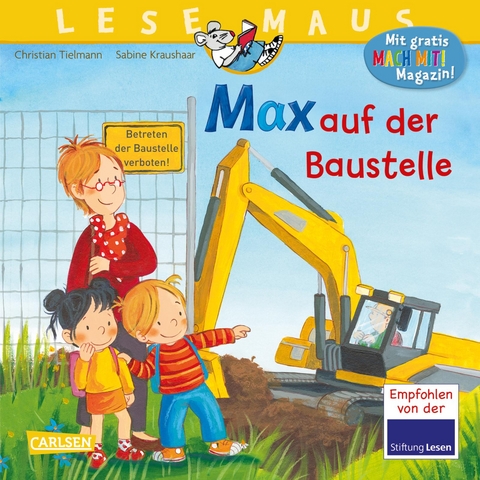 LESEMAUS 12: Max auf der Baustelle - Christian Tielmann