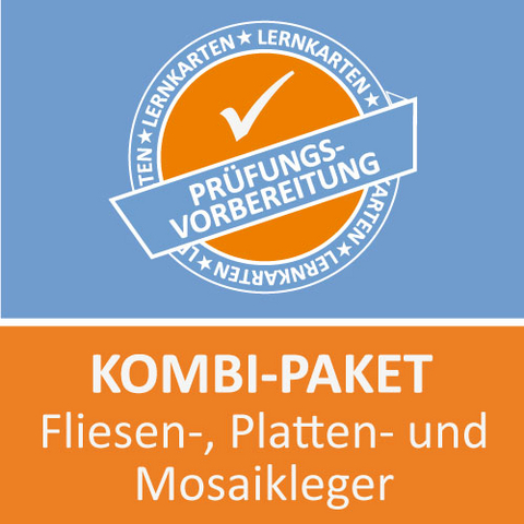 Kombi-Paket Fliesen-, Platten- und Mosaikleger Lernkarten - Jennifer Christiansen, Zoe Keßler