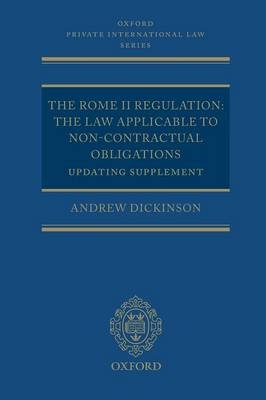 Rome II Regulation -  Andrew Dickinson