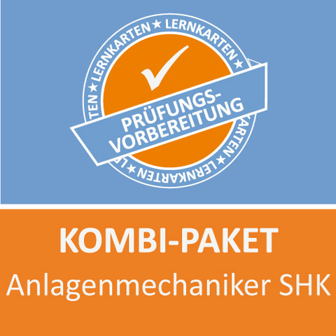 Kombi-Paket Anlagenmechaniker für Sanitär, Heizungs und Klimatechnik SHK Lernkarten - Daniel Becker, Michaela Rung-Kraus