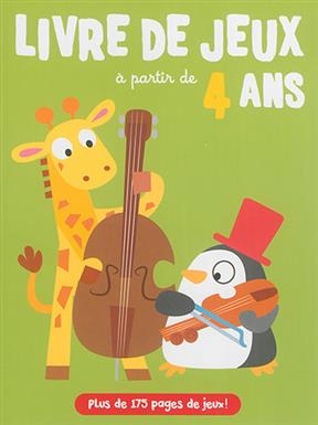 Livre de jeux, à partir de 4 ans