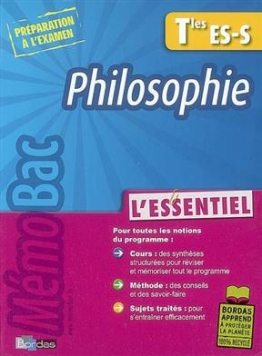 Philosophie terminales ES, E