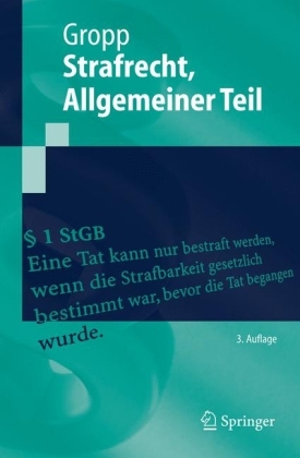 Strafrecht  Allgemeiner Teil -  Walter Gropp