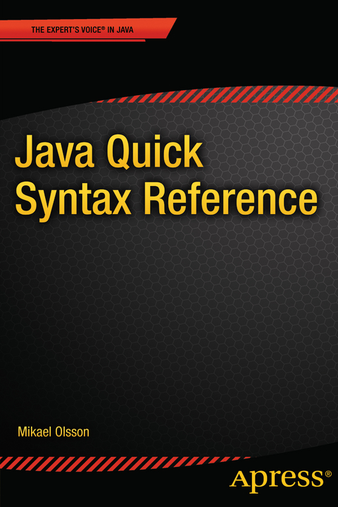 Java Quick Syntax Reference - Mikael Olsson