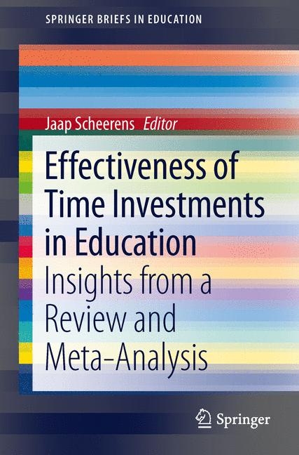 Effectiveness of Time Investments in Education - 