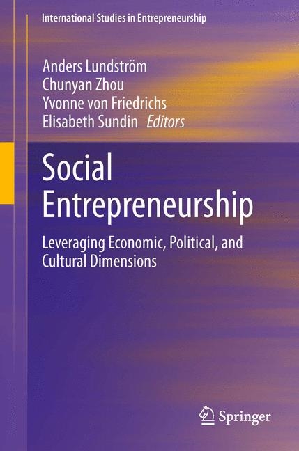 Social Entrepreneurship -  Anders Lundstrom,  Chunyan Zhou,  Yvonne von Friedrichs,  Elisabeth Sundin