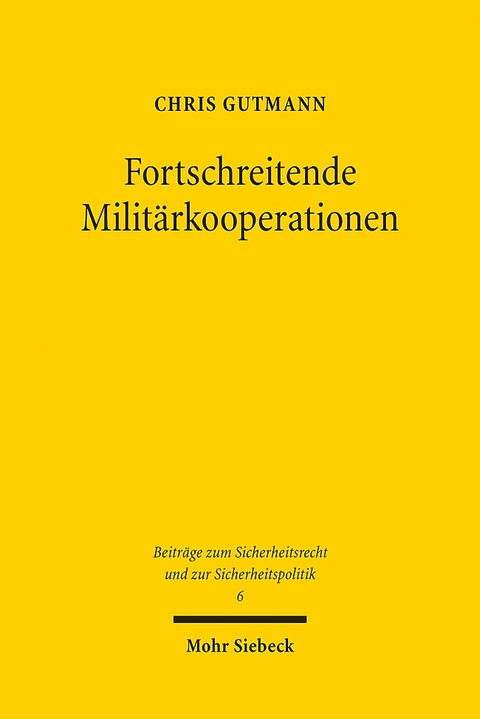 Fortschreitende Militärkooperationen - Chris Gutmann