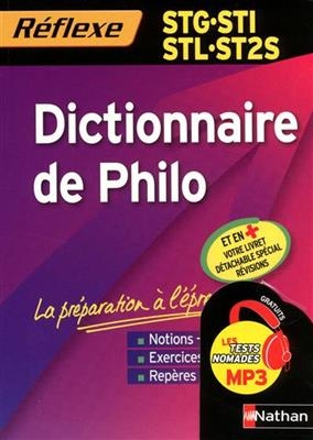 Dictionnaire de philo STG-STI-STL-ST2S - Vladimir Biaggi