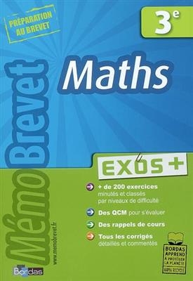 Maths 3e, brevet - Jean-Luc Romet