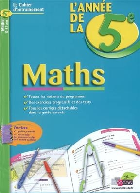 L'année de la 5e : maths