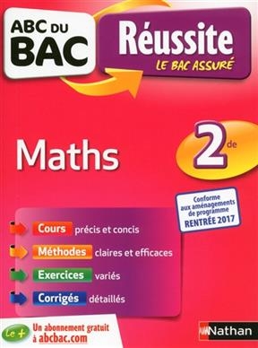 Maths 2de : conforme aux aménagements de programme rentrée 2017 - Jean-Luc Dianoux