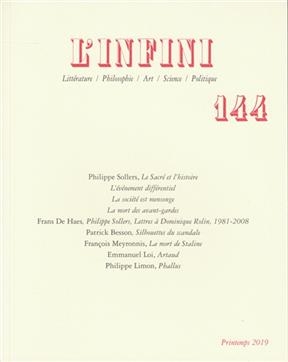 Infini (L'), n° 144 -  Revue