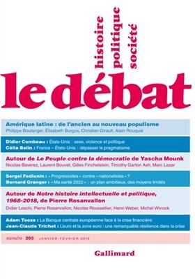 Débat (Le), n° 203 -  Revue