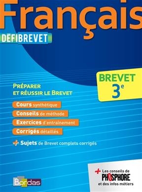 Français : brevet 3e