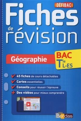 Géographie, bac terminale L, ES : fiches de révision