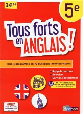 Tous forts en anglais ! 5e