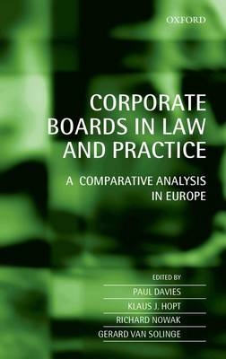 Corporate Boards in Law and Practice - 