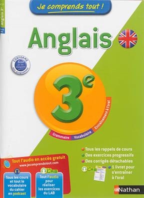 Je comprends tout ! Anglais 3e